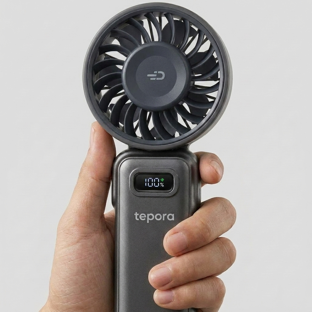 tepora Cool° graphite - in de hand