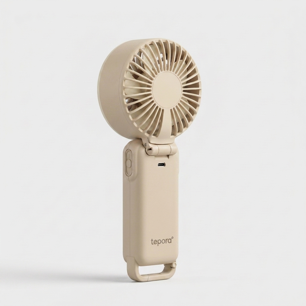 tepora Cool° beige - achterkant en USB-C